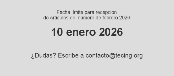 Fecha límite de recepción para el siguiente número: 10 enero 2026